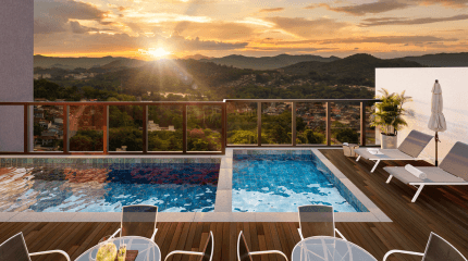 Scire Solare traz rooftop com piscina ao Minha Casa Minha Vida em Blumenau