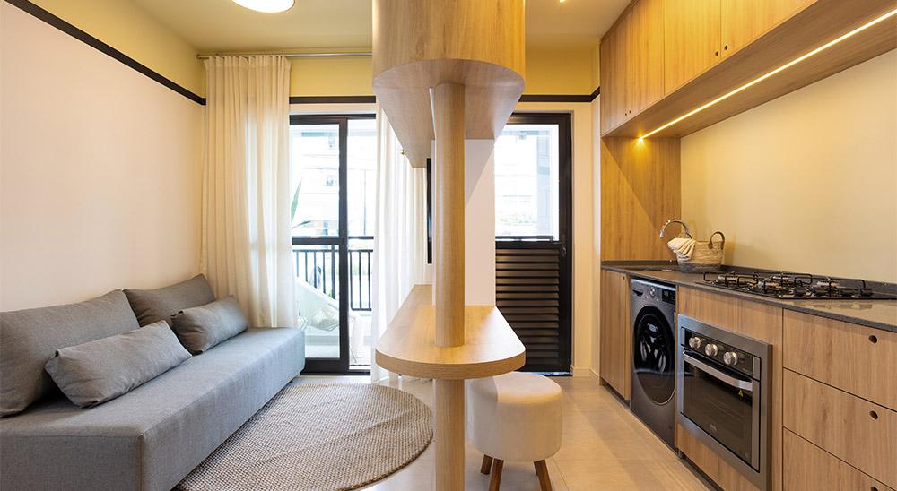 Apto. 2 dormitórios com suíte