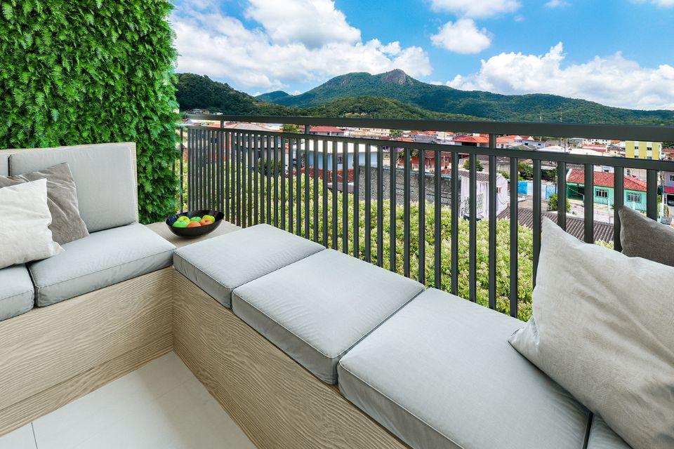 Opções de plantas com sacada