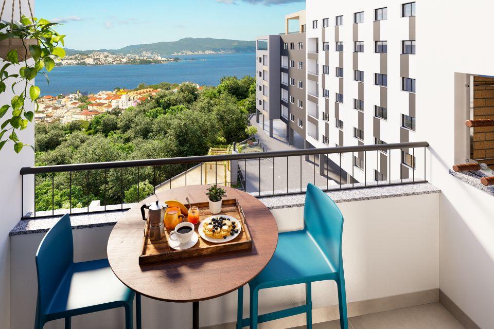 Apartamentos com vista para o mar